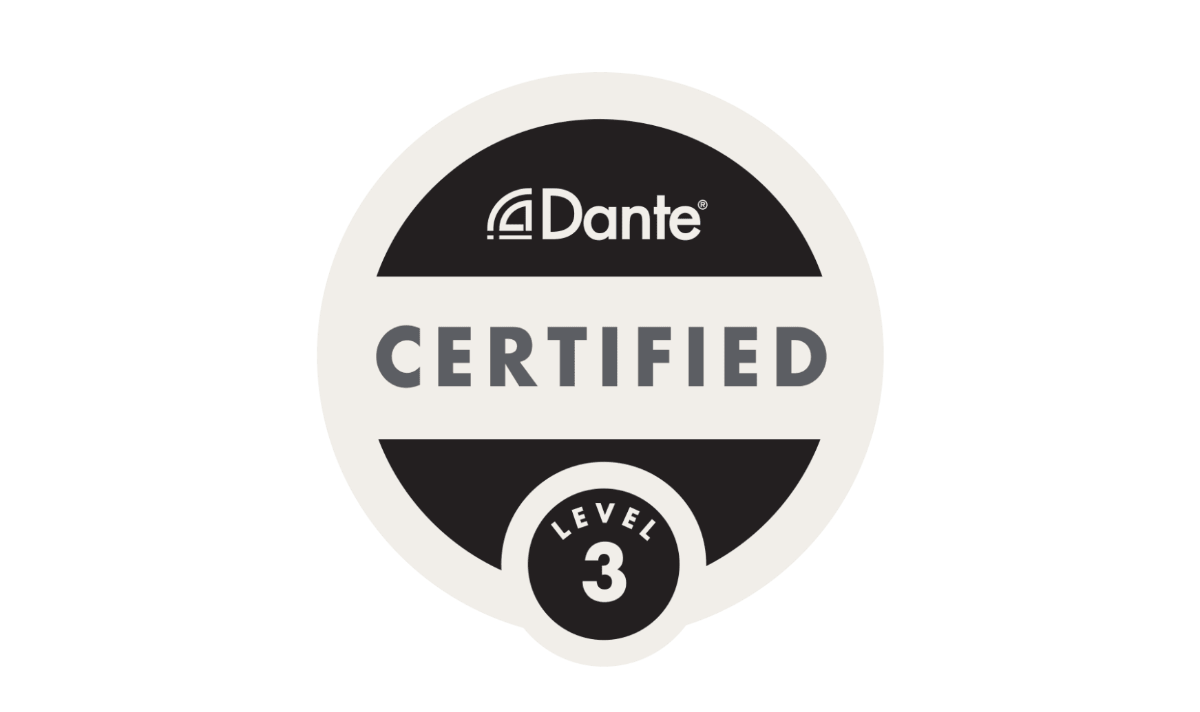 Dante Certification logo